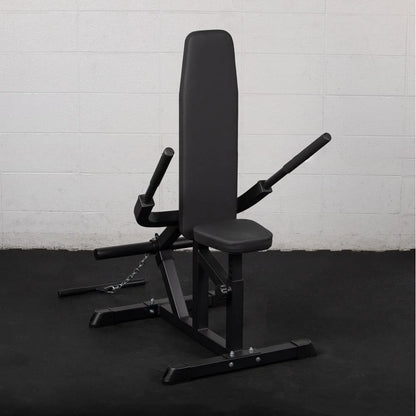 Plate Loaded Seated Dip Machine, Rated 200 LB, Tricep/Bicep Press down Machine, Upper Body Push Workout
