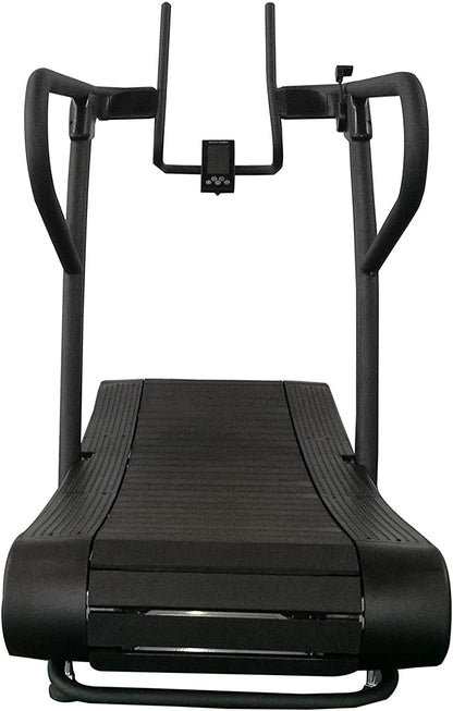 Intensity Runner Manual Curved Wide Exercise Treadmill, 10 Levels of Magnetic Resistance, Walking Jogging Machine for Home and Office Use