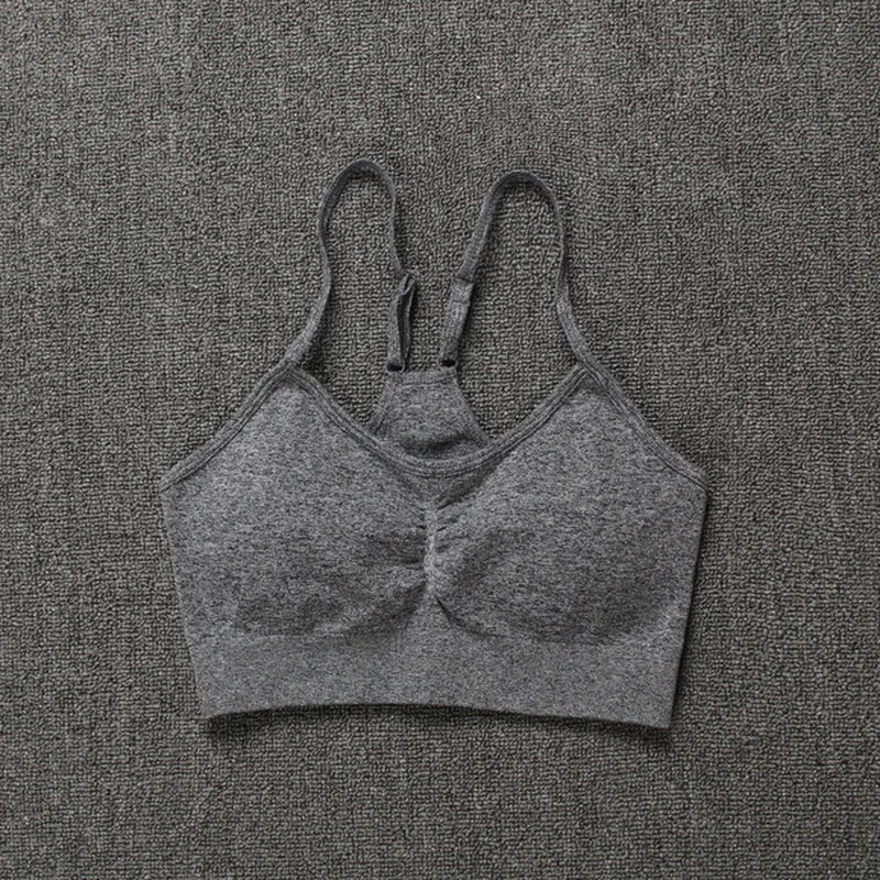 2Pcs Women Sport Suit Gym Set Sexy Bra Seamless Shorts Workout Running Clothing Gym Wear Athletic Yoga Set