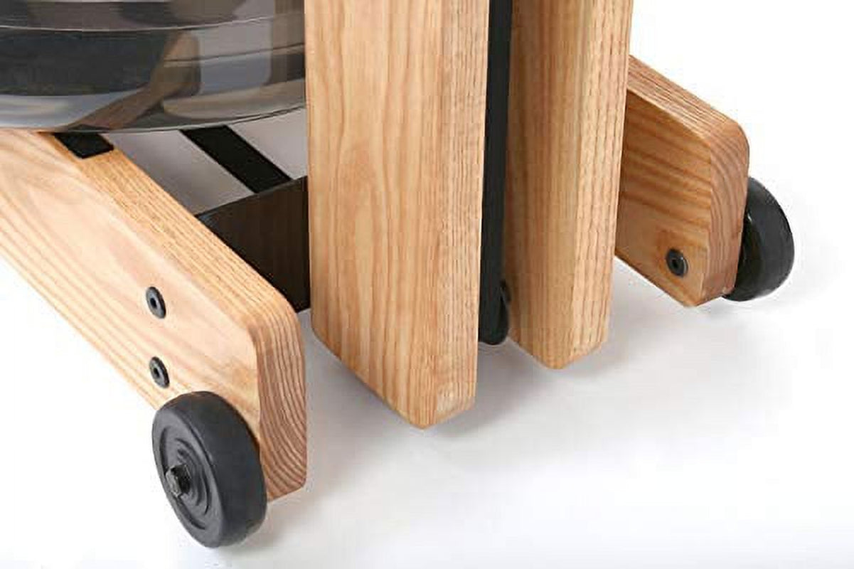 Natural Rowing Machine in Ash Wood with S4 Monitor