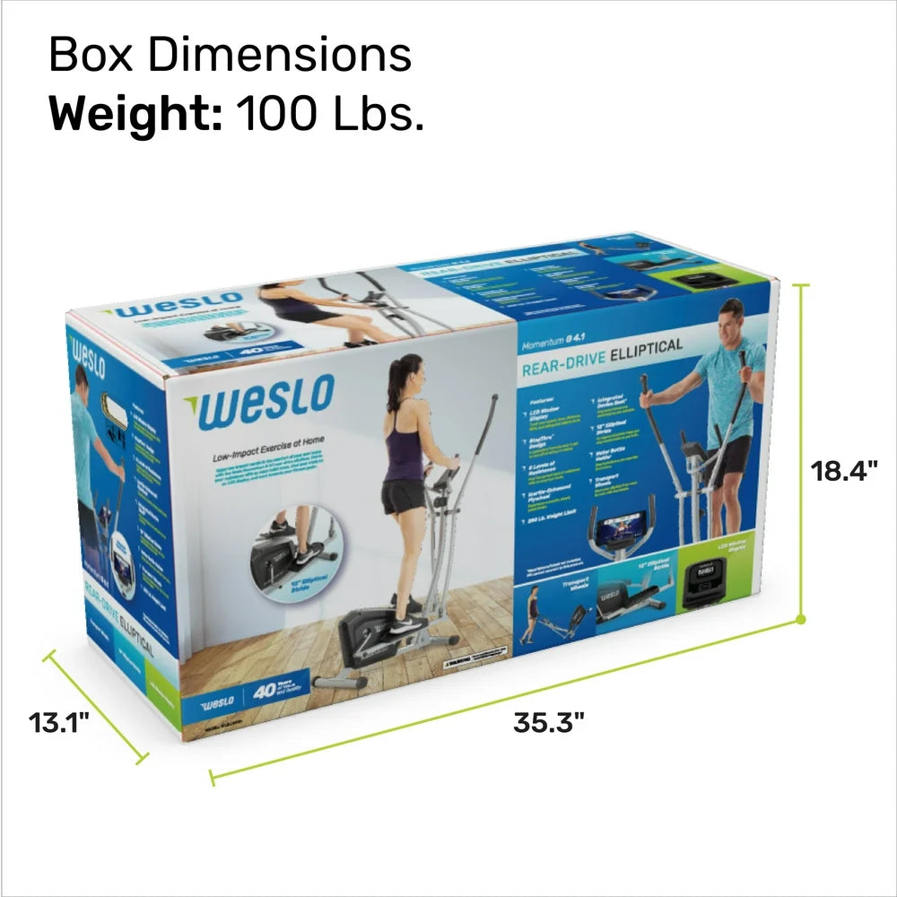 Momentum G 4.1 Rear-Drive Elliptical with Inertia-Enhanced Flywheel