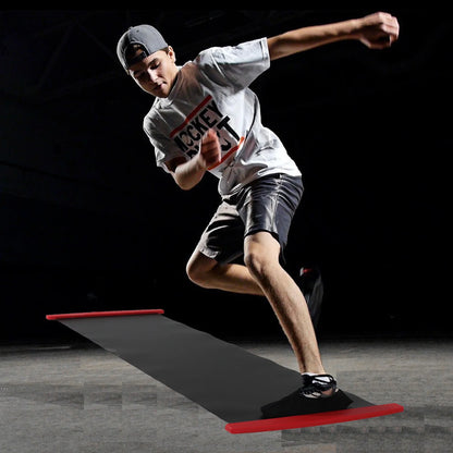 Slide Board Sliding Training Equipment Skating Training Glide Mat Blanket Training Board Indoor Fitness Blanket for Skiing Sport