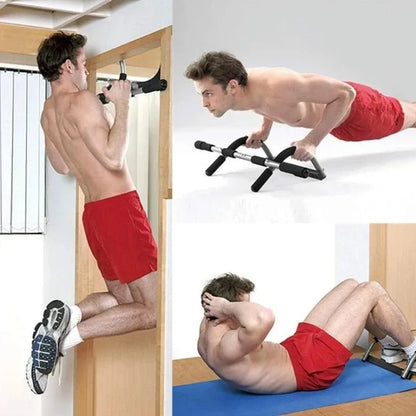 Adjustable Indoor Fitness Door Frame Multi-Functional Doorway Pull up Bar Wall Chin up Bar Horizontal Bar Home Fitness Equipment