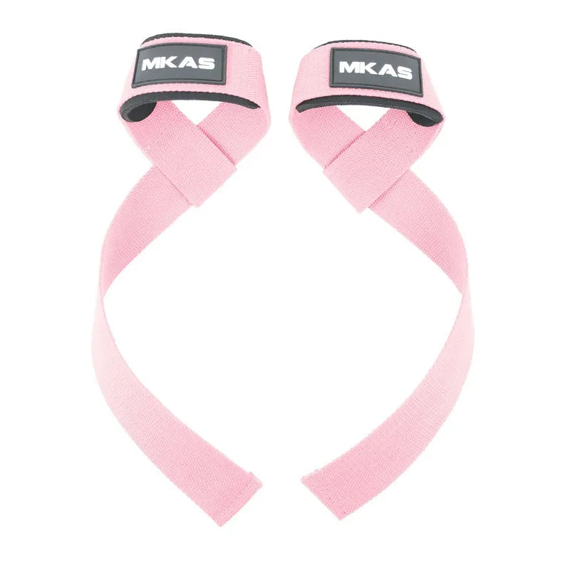 Gym Lifting Straps Fitness Gloves Anti-Slip Hand Wraps Wrist Support for Weight Lifting Powerlifting Fitness Crossfit Barbells
